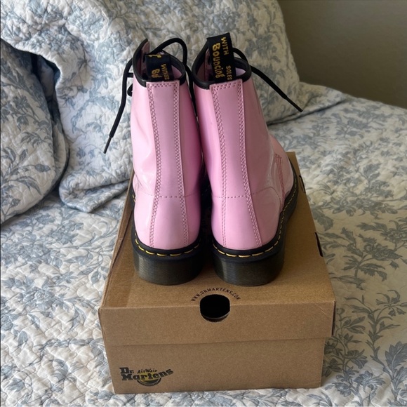 Women’s Dr. Martens Pink Lace-Up Boots - Picture 3 of 4